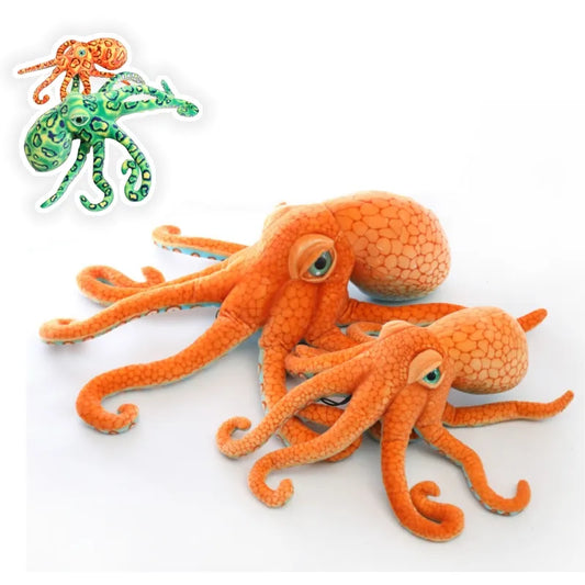 Simulation Marine Life Octopus Tucked Stuffed Toys Animal Dolls Funny Octopus Realistic Squid High Quality Gifts For Friends