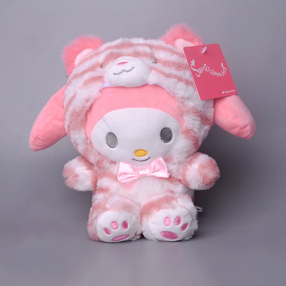 23cm Cartoon Stuffed Animals Kuromi My Melody Cinnamoroll Plush Toy Anime Kawaii Cute Soft Plushie Appease Girls Doll Toys Gifts