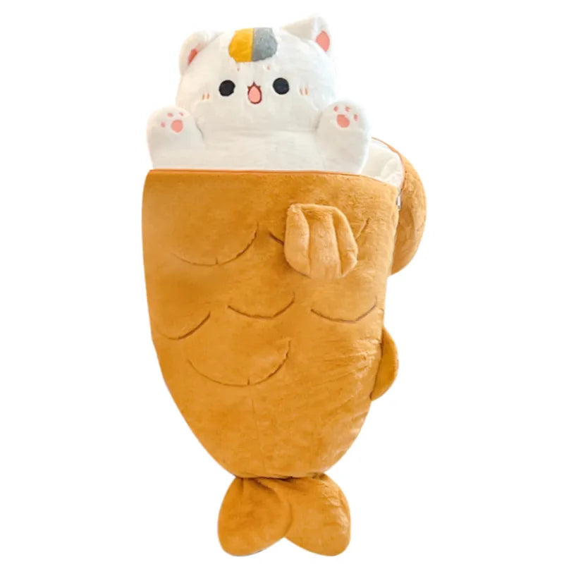 Kawaii Taiyaki Cat Fish Dog Bone Rabbit Carrot Plush Giant Big Toys Furry Animal Plushie Pillow Cushion Lovely Doll for Girls