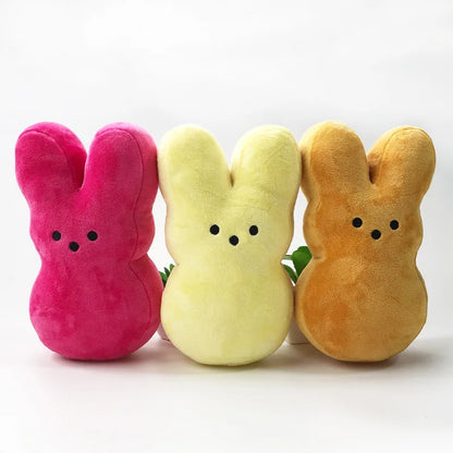 Peeps Plush Toy 15cm Peep Stuffed Animal Easter Bunny Rabbit Plushies Candy Soft Doll Room Home Decor Sofa Cushion Throw Pillow Kid Gifts