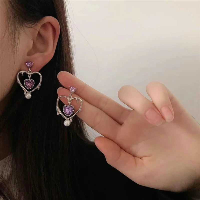 Y2K Fairy Butterfly Tassel Ear Clips Angel Ear Bone Clip Earring Elf Female No Ear Hole Ear Cuff Hanging Earring Fashion Jewelry