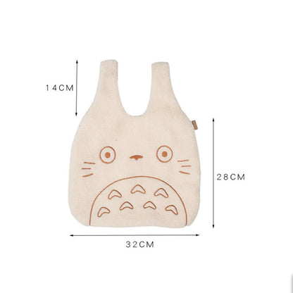 Canvas Tote Bags for Women Corduroy Large Ladies Cotton Cloth Handbag Cartoon Print Female Shoppers Fashion Fabric Purse