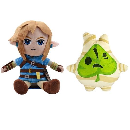 Korok Plush Toy 20cm Legend of Zelda Breath of the Wild Link Stuffed Animal Makar Plushies Soft Doll Leaf Plant Video Game Kids Birthday Gift