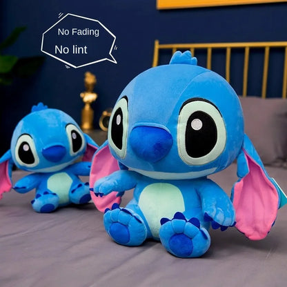 35-65cm Genuine Disney Kawaii Large Stitch Plush Toy Cute Anime Peripheral Plush Stuffed Doll Children's Birthday Christmas Gift