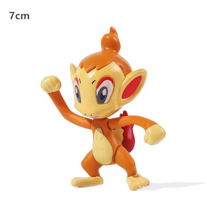 Cute Pokémon Action Figures 6-10cm Toys Pikachu Charizard Raichu Pichu Flareon Greninja Gengar Mimikyu Holiday Gift