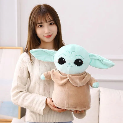 Baby Yoda Plush Toy Star Wars Stuffed Animal Disney Plushies Grogu Mandalorian Figure Model Soft Dolls Xmas Christmas Gift For Kids