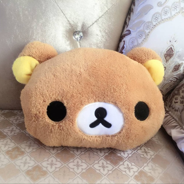 Rilakkuma Plush Peluche Toy Kiiroitori Chick Couple Rilakkuma Pillow Teddy Bear Stuffed Doll Hand Warmer Winter Xmas Kid Gift