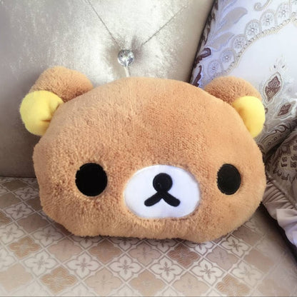 Rilakkuma Plush Peluche Toy Kiiroitori Chick Couple Rilakkuma Pillow Teddy Bear Stuffed Doll Hand Warmer Winter Xmas Kid Gift