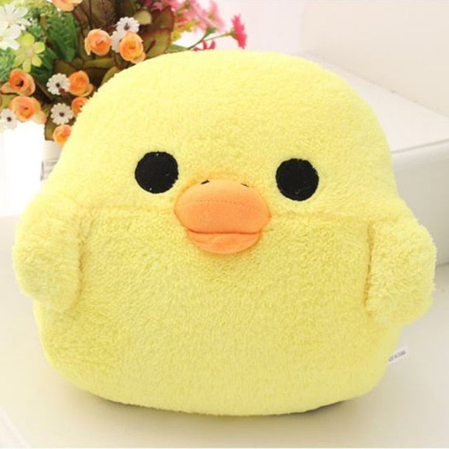 Rilakkuma Plush Peluche Toy Kiiroitori Chick Couple Rilakkuma Pillow Teddy Bear Stuffed Doll Hand Warmer Winter Xmas Kid Gift