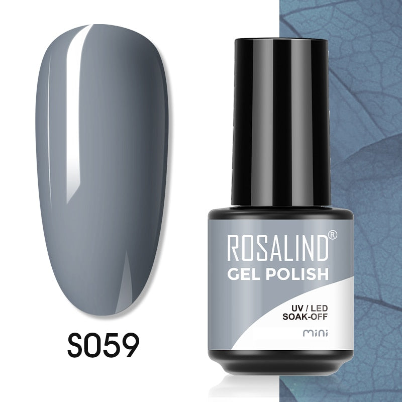 ROSALIND 7ML Gel Polish Glitter Nail Polish All For Nails Manicure Nails Art Base Top Coat UV Semi Permanent Gel Varnishes