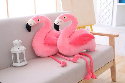 GIANT Flamingo Plush Toy 100cm Large Pink Bird Stuffed Animal Soft Doll Plushies Pillow Kawaii Cute Peluche Room Decor Kids Birthday Gift