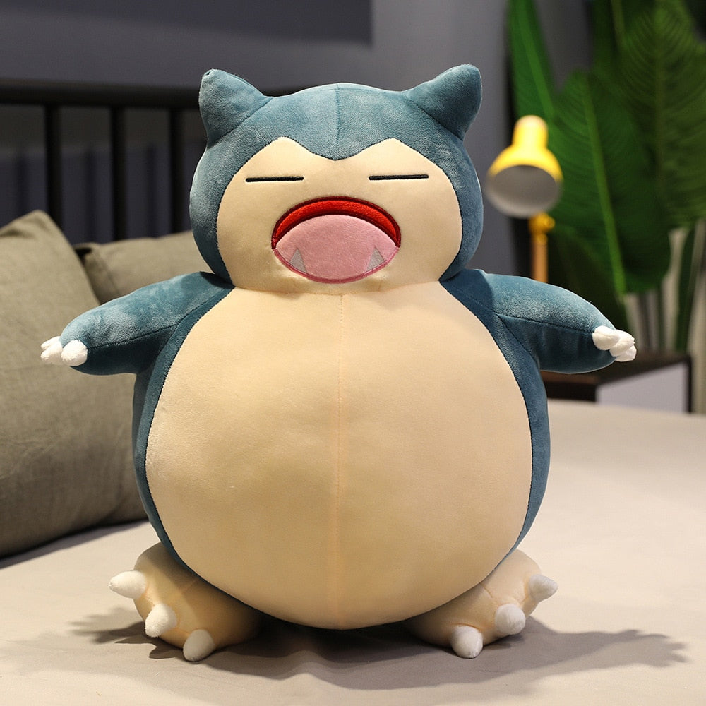 GIANT Snorlax Plush 200cm Large Life Size Pokemon Anime Stuffed Animal Toys Giant Big Plushie Kawaii Semi-finished Video Game Pillow Gift for Children