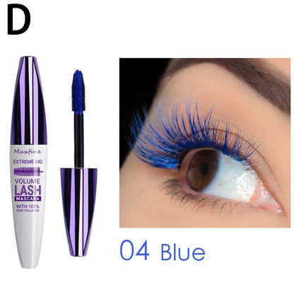 5D Silk Fiber Mascara Lash Color Mascara Waterproof Rimel 3D Mascara Eyelash Extension Thick Lengthening Eye Lashes Cosmetic