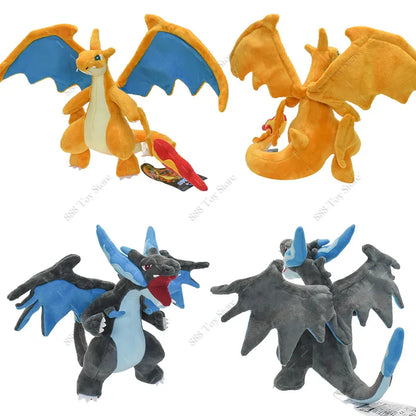 40 Styles Pokemon Plush Toy Dolls Shiny Charizard X & Y Anime Figure Eevee Steelix Squirtle Snorlax Plush For Kids Gifts