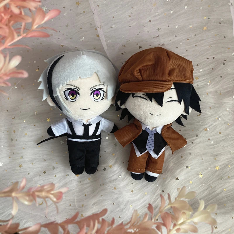 Anime Bungou Stray Dogs Plush Doll Toy Osamu Dazai Nakahara Chuya Cute Soft Stuffed Pillow Kids Gift 20cm