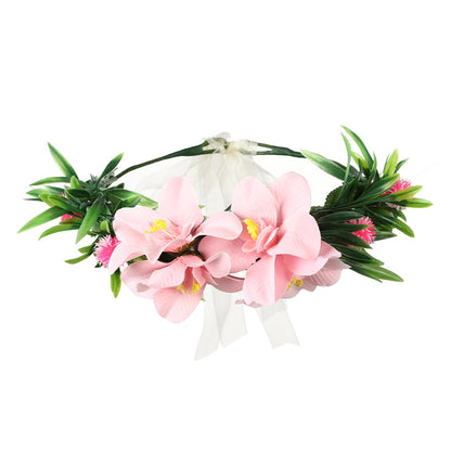 Molans Spring Bohemian Flower Crowns Beach Hawaii Floral Garland Romantic Faux Rose Wedding Wreaths New Flower Headband