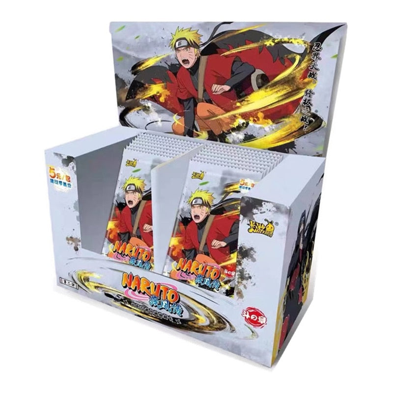 KAYOU Original Naruto Complete Series Card Booster Pack Anime Figure Rare Collection Cards Flash Card Toy For Children Xmas Gift