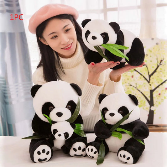 9/10/12/16cm birthday Soft cloth Toy kids baby Lovely Bear Plush Panda Present Doll Stuffed Animals Cute Cartoon Pillow