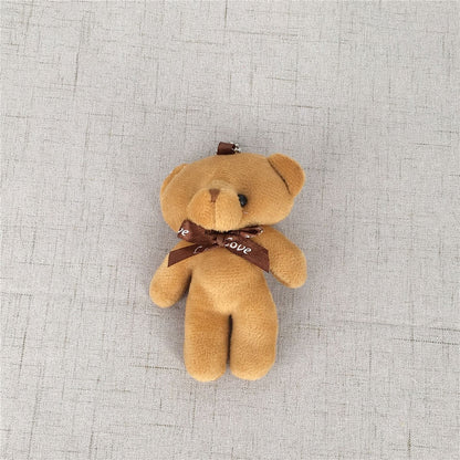 NEW 8CM Approx. Gift Bear Plush Stuffed TOY ; Accessories Plush TOY DOLL