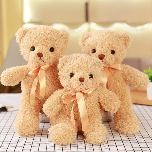 1pc 30CM Kawaii Teddy Bear Plush Toy Cute Stuffed Soft Animal Bear Dolls for Kids Baby Children Birthday Gift Valentine's Gift