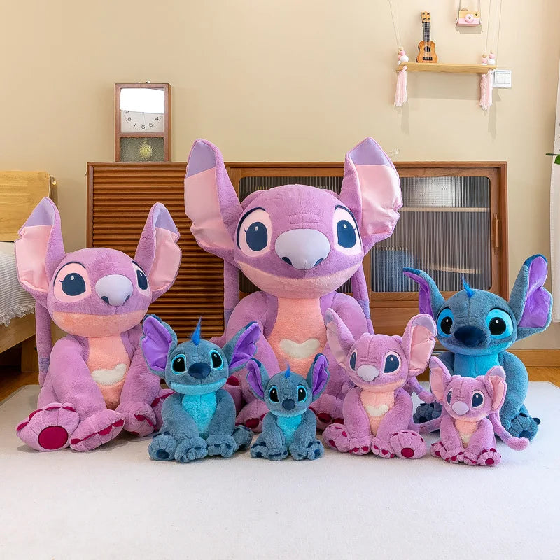 30/45/60/80cm Disney Large Size Lilo & Stitch Stuffed Plush Toy Stitch Doll Soft Kawaii Room Decor Pillow Toys Girl Xmas Gift