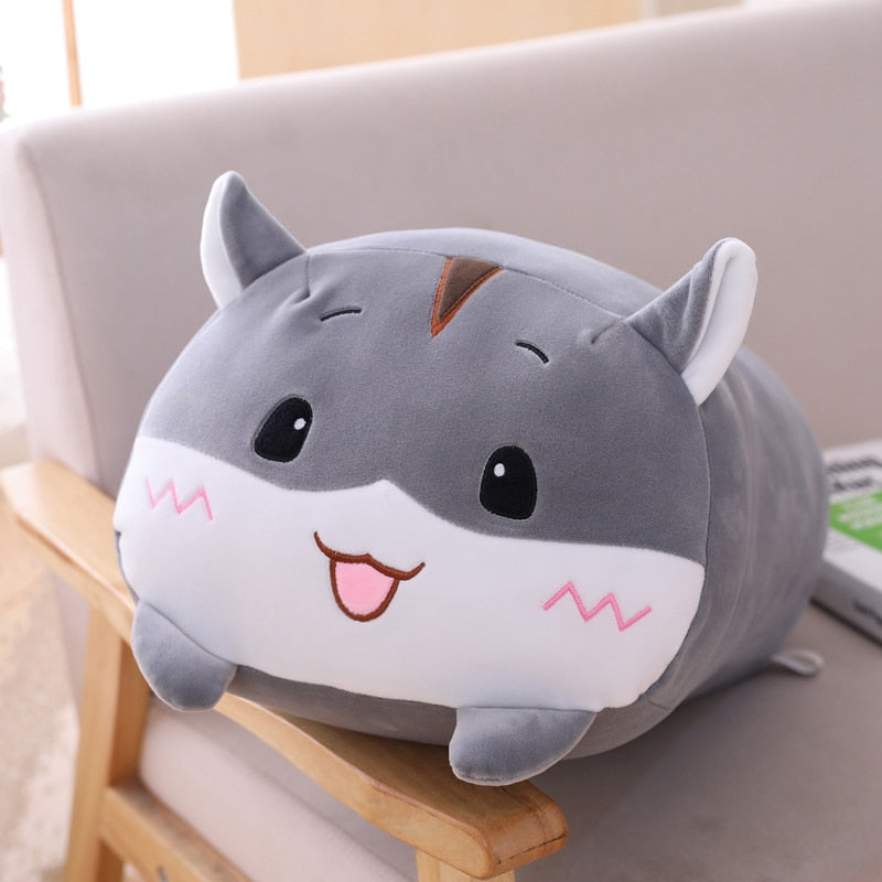 Hot 20/28cm Soft Animals Cartoon Cat Pillows Cushion Lovely Rabbit Stuffed Dog Totoro Penguin Pig Frog Plush Toy Birthyday Gift