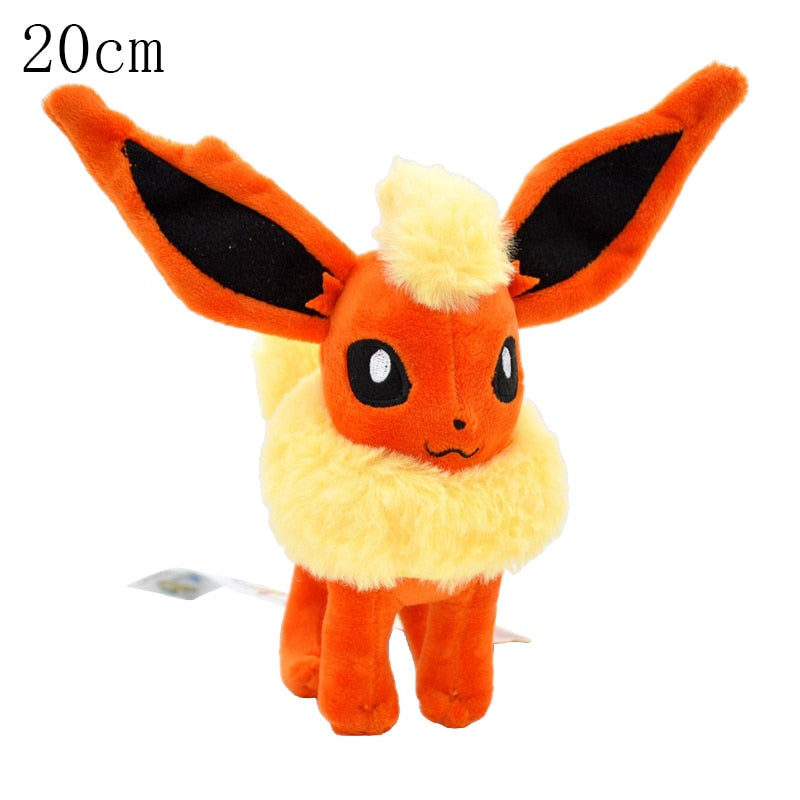 Pokémon Eeveelution Plushies Set Eevee Flareon Vaporeon Jolteon Espeon Umbreon Glaceon Leafeon Sylveon Evolution Collectible Stuffed Plush Doll Toy Christmas Gift