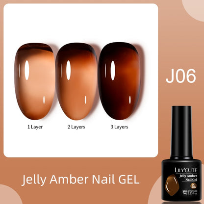 LILYCUTE 7ML Gel Nail Polish Nude Vernis Semi-Permanent Nail Polish For Nails Soak Off UV LED UV Gel DIY Nail Art Gel Varnishes