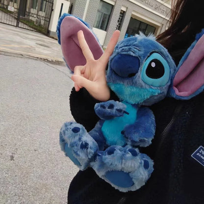 GIANT Stitch Plush Toy 60cm Lilo & Stitch Disney Jumbo Large Angel Stuffed Animal Big Plushies Huge Soft Doll Cute Kawaii Sleeping Pillow Buddy Children Kids Gift