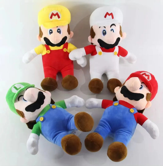 15-25CM Super Mario Bros Luigi Yoshi Toad Plush Doll Video Game Figures Decoration Children's  Pillow Soft Stuffed Toys Birthday Gifts