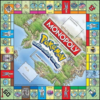 Pokemon Monopoly English Toy Board Game for Adults and Children 2-6 People Party Game Birthday Kid Gifts