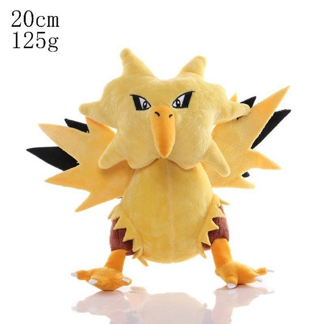 New Pokemon 20-25cm Anime Figure Pikachu Sleeping Cute Scream Plush Dolls Pet Stuffed Model Pendant Toy Children Christmas Gifts