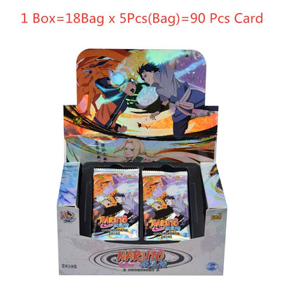 KAYOU Anime Original Naruto Cards Chapter Of The Array Box Added SE Ninja World Collection Cards Toy For Children Christmas Gift