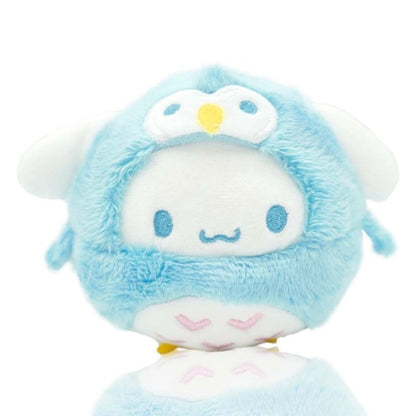 Sanrio Badtz Maru Plush Penguin Kuromi Cinnamoroll Dress-Up Cat Doll Keychain My Melody Anime Cartoon Backpack Cute Pendant Children Toys