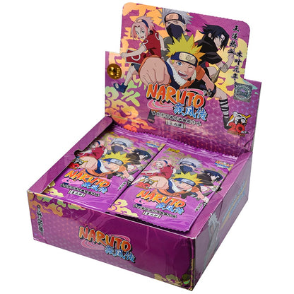 KAYOU Anime Original Naruto Cards Chapter Of The Array Box Added SE Ninja World Collection Cards Toy For Children Christmas Gift