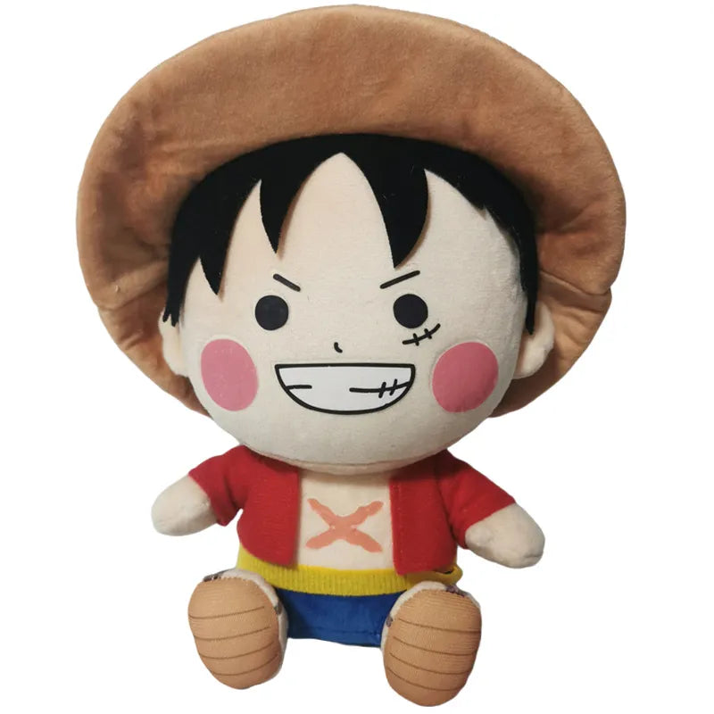 New Original One Piece Plush Stuffed Toys Chopper Luffy Zoro Cartoon Anime Figures Kawaii Soft Dolls Pendant Baby Birthday Gifts