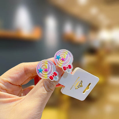 Children Sequins Floral Elastic Hair Bands Rubber Band Hair Tie Princess Kawaii Hair Rope Headwear Girls Kids Hair Accessories