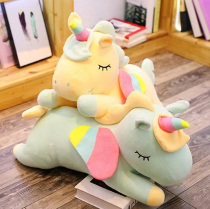 Many Size Unicorn Action Figure Plush Toy Huggable Bear Doll Doll Girl Sleeping Long Pillow Cute Bed Gir