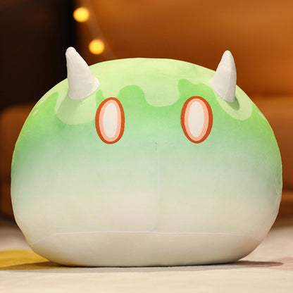 40cm Genshin Slime Pillow Genshin Impact Plush Cushion Cute Anime Game Stuffed Original God Cosplay Fans Peluche for Kid Gift