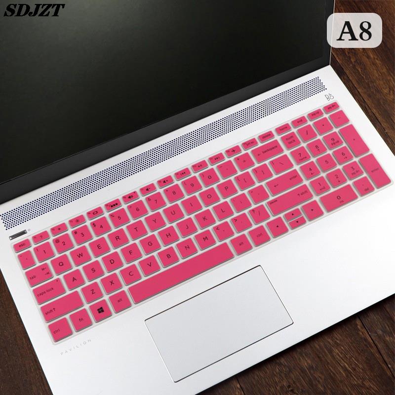 15.6 Inches Silicone Laptop Notebook Keyboard Cover Protector Film for HP Pavilion 250 G8 G7 G6 250 G7 255 G7 G6 256 G6 258 G7