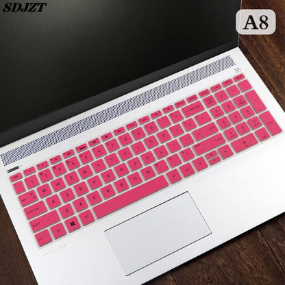 15.6 Inches Silicone Laptop Notebook Keyboard Cover Protector Film for HP Pavilion 250 G8 G7 G6 250 G7 255 G7 G6 256 G6 258 G7