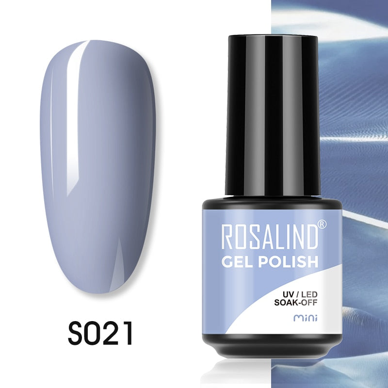 ROSALIND 7ML Gel Polish Glitter Nail Polish All For Nails Manicure Nails Art Base Top Coat UV Semi Permanent Gel Varnishes