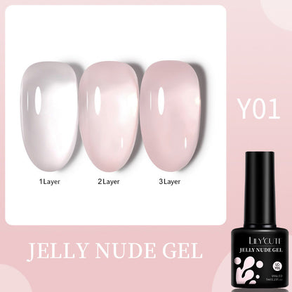 LILYCUTE 7ML Gel Nail Polish Nude Vernis Semi-Permanent Nail Polish For Nails Soak Off UV LED UV Gel DIY Nail Art Gel Varnishes