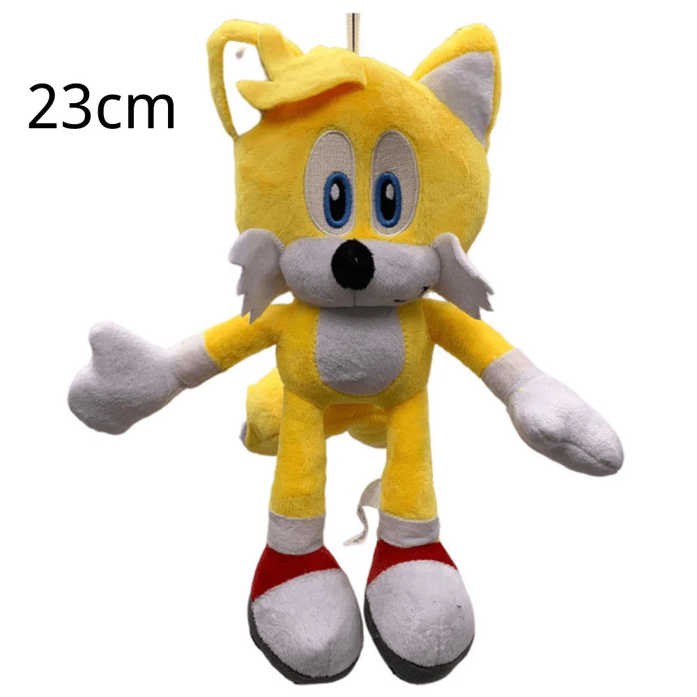 Sonic Plush Toys Tails Stuffed Animals Silver the Hedgehog Plushies Amy Rose Knuckles Soft Doll Video Game Christmas Children's Birthday Gifts