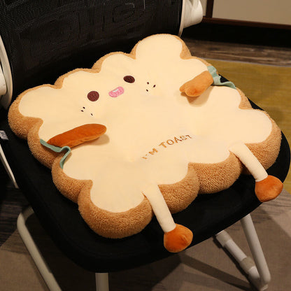 Super Cute Cushion Chair Butt Cushion Plush Toy Square Round With Rope Non-Slip Seat Cushion Office Home Send Gifts To Friends