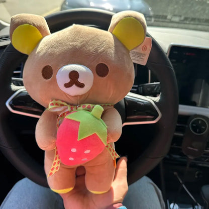 Rilakkuma Plush Lovely Animal Kuma Plushies Teddy Bear Stuffed Doll Kawaii Room Deocr Toys Hobbies Car Backrest Gift for Kids