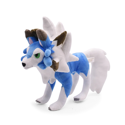 Shiny Lycanroc Plush Toys 41 Styles Pokemon Stuffed Animals Dratini Ho-Oh Popplio Porygon Grafaiai Pachirisu Plushies Peluche Soft Doll Kids Birthday Gift