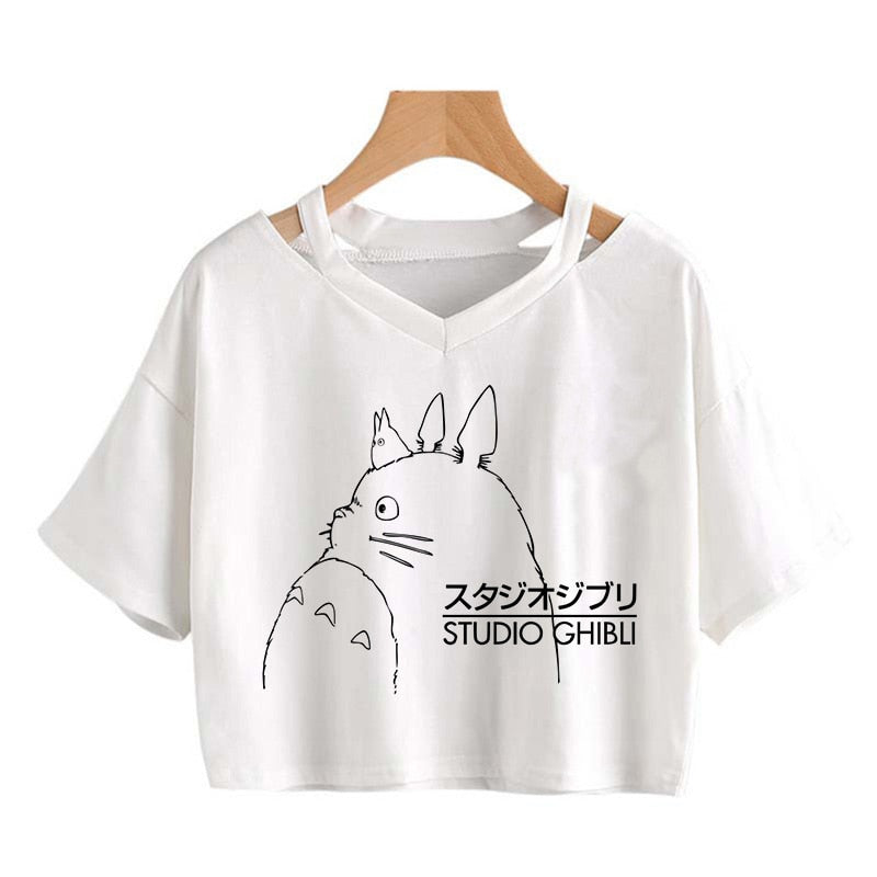 Kawaii cat Harajuku Funny Cartoon T Shirt Women Cute Anime Graphic Vintage T-shirt 90s Ullzang Tshirt Fashion Top Tees Female