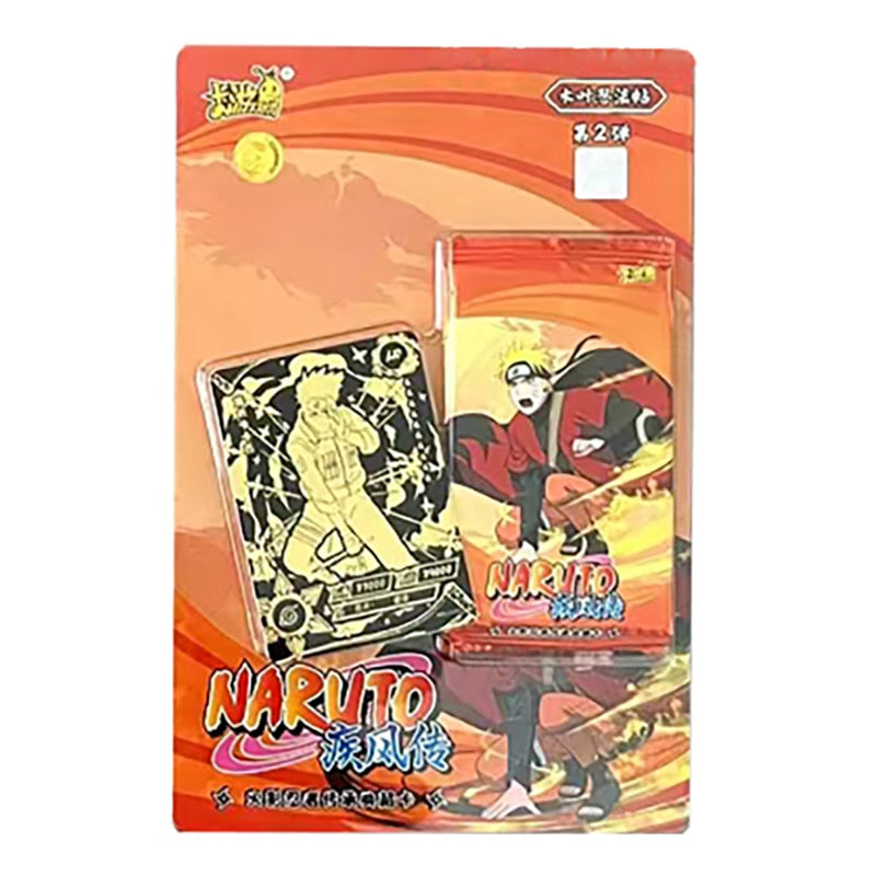 KAYOU Original Naruto Complete Series Card Booster Pack Anime Figure Rare Collection Cards Flash Card Toy For Children Xmas Gift