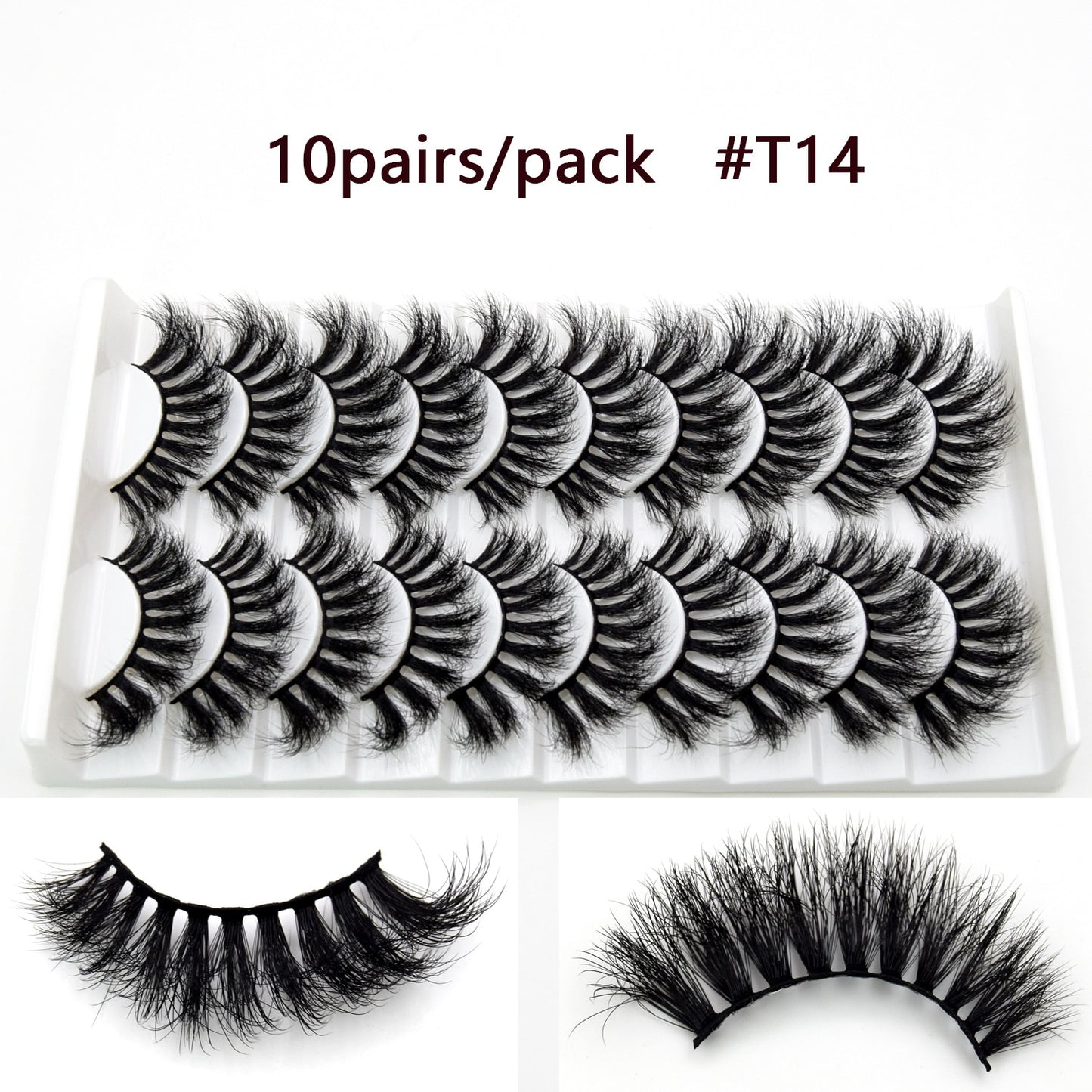 Visofree 5D Mink Eyelashes Long Lasting Mink Lashes Natural Dramatic Volume Eyelashes Extension Thick Long 3D False Eyelashes